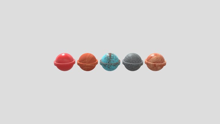 Spheres - Hudson Burch 3D Model