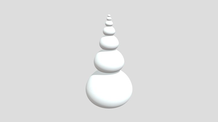 7 Chakras Sound Temple 3D Model