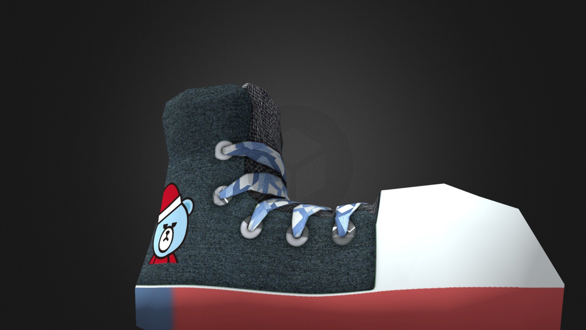 zapatilla_lowPoly