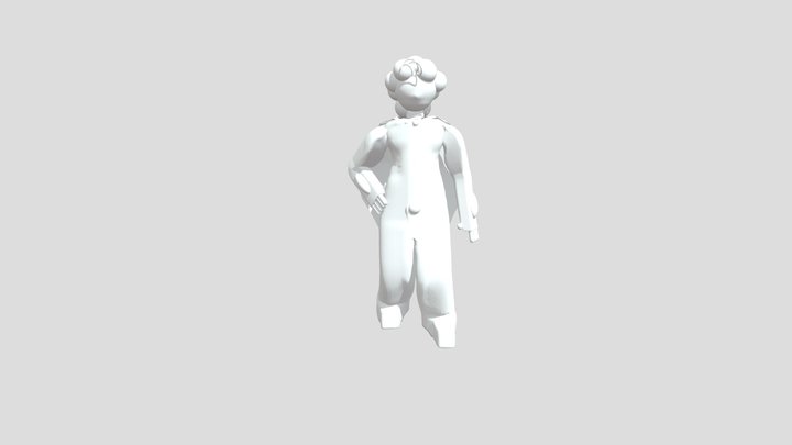 animated Grace 3D Model