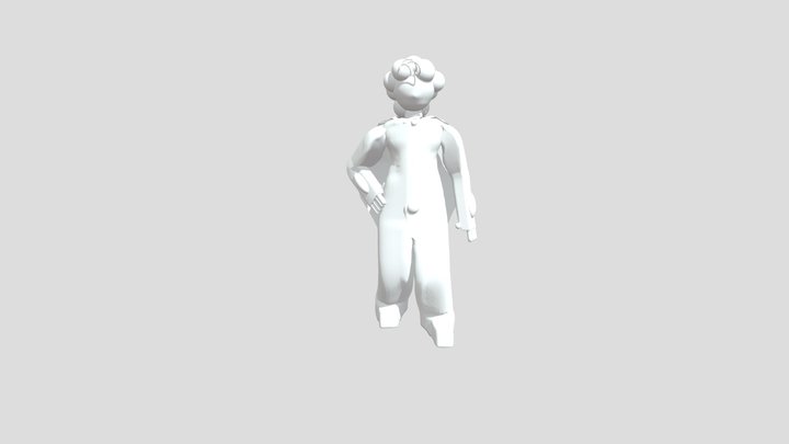 animated Grace 3D Model