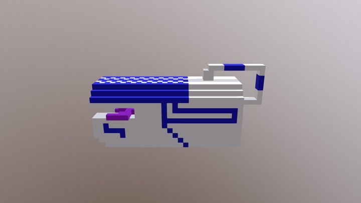 Zarya Paricle Gun 3D Model