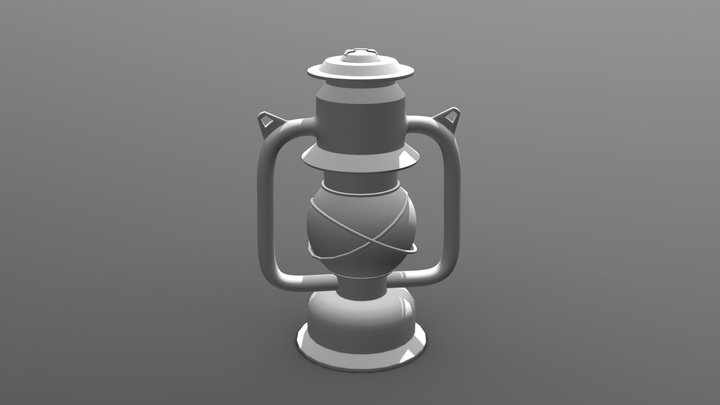 Oil Lantern 3D Model