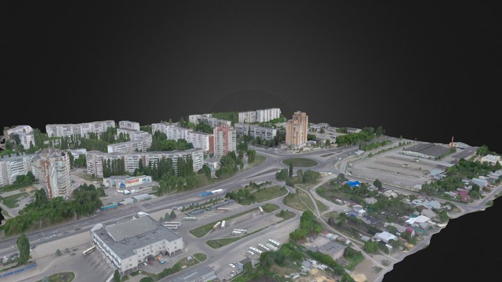 Станция ТПУ и Автовокзал 3D Model