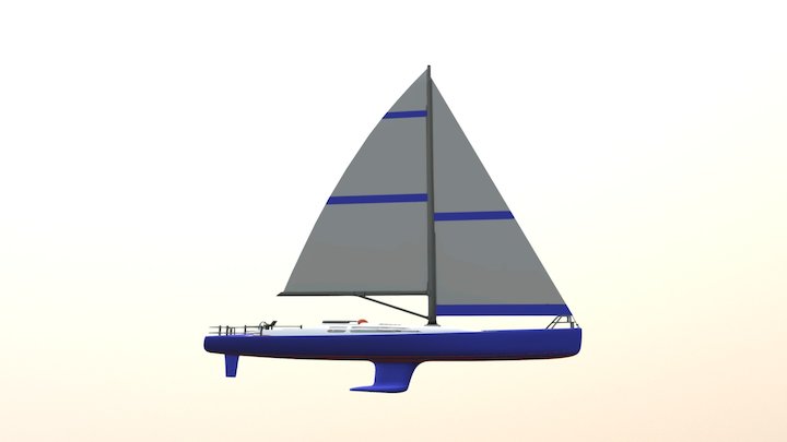 Sailboat 1 3D Model