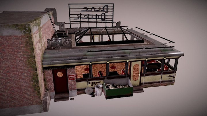 Dine Quick - The Red Stare VR 3D Model