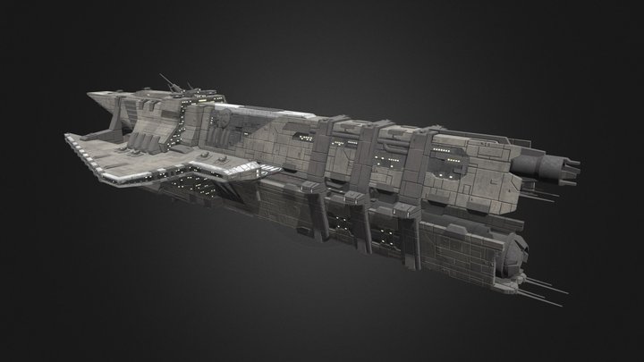 Aggressor-Class Star Destroyer 3D Model