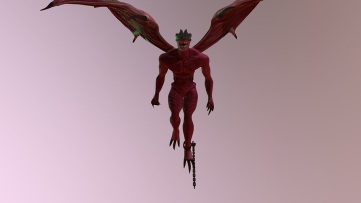 Demon Slave 3D Model