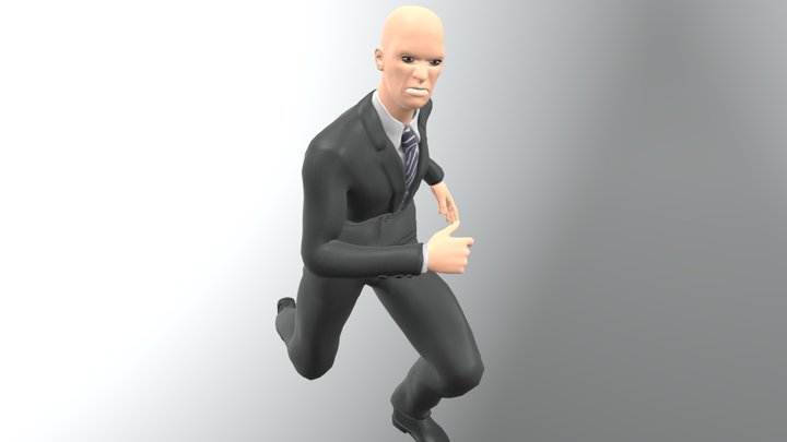 Marc (free rigged 3d model for Blender) 3D Model