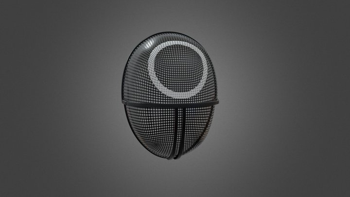 Squid Game Mask 3D Model