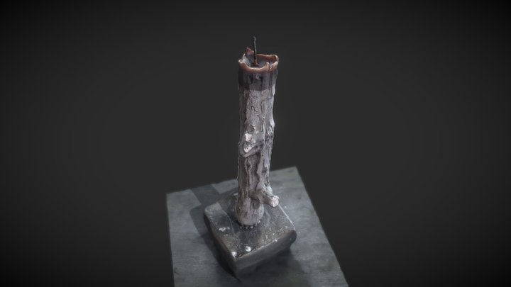 Candle 3D Model