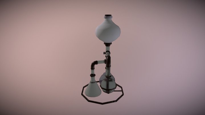 Alchemy Flask Stand 3D Model