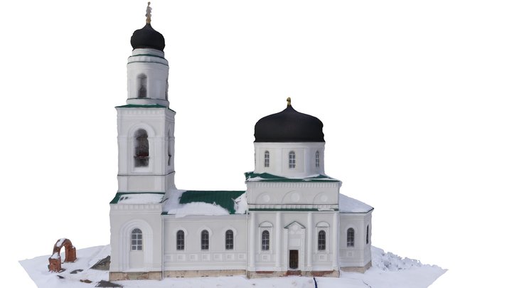 Church of the Transfiguration. 3D Model