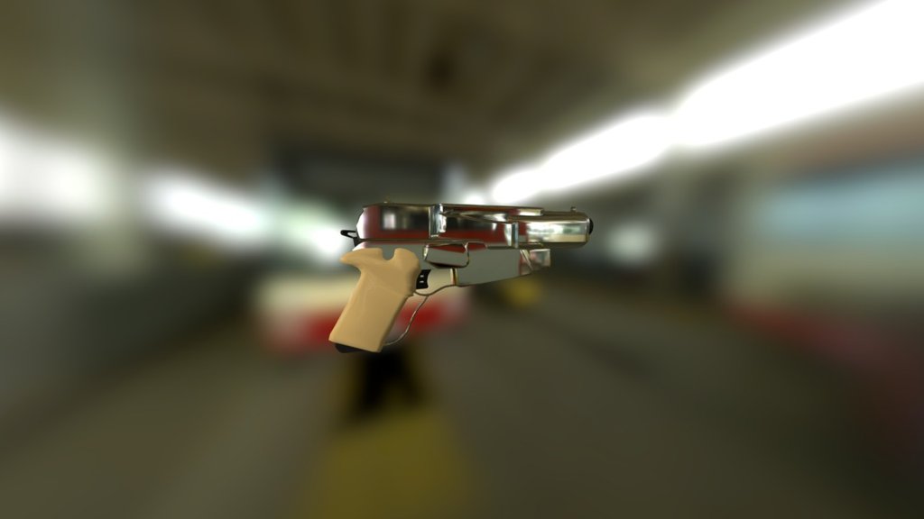 10mm Hand Gun Model