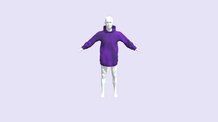 Rigged Sweatshirt 3D Model