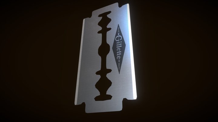 Razor blade – Free 3D Model STL