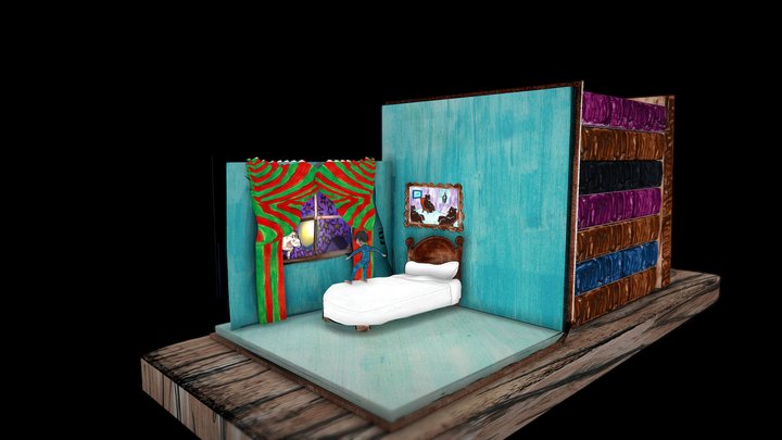 -[ANIMATED]- Goodnight Moon #StorybookChallenge 3D Model
