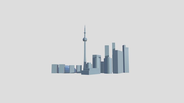Environment Blockout: Toronto 3D Model