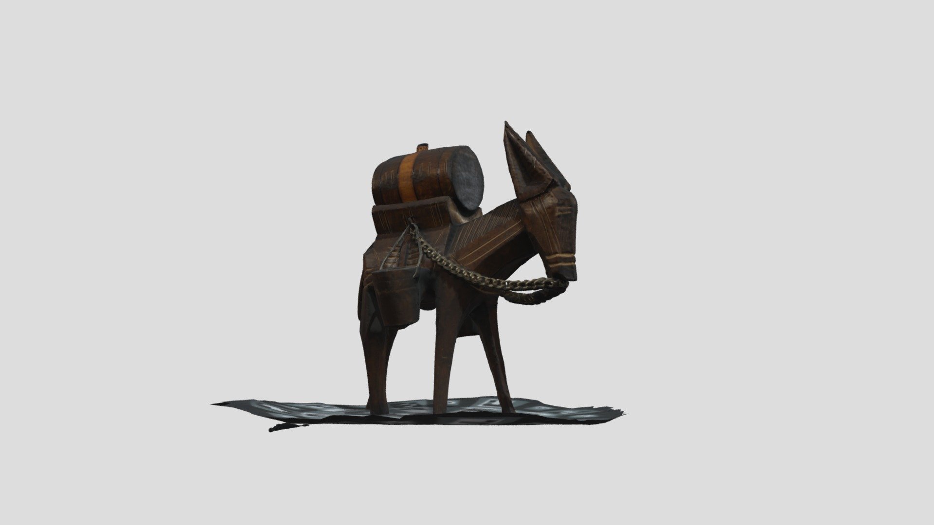 Donkey - 3D model by ezearo [0498ac0] - Sketchfab