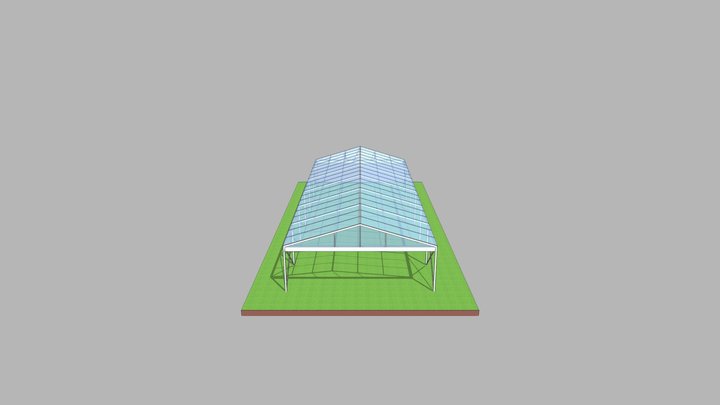 Wedding Tent Clear 3D Model