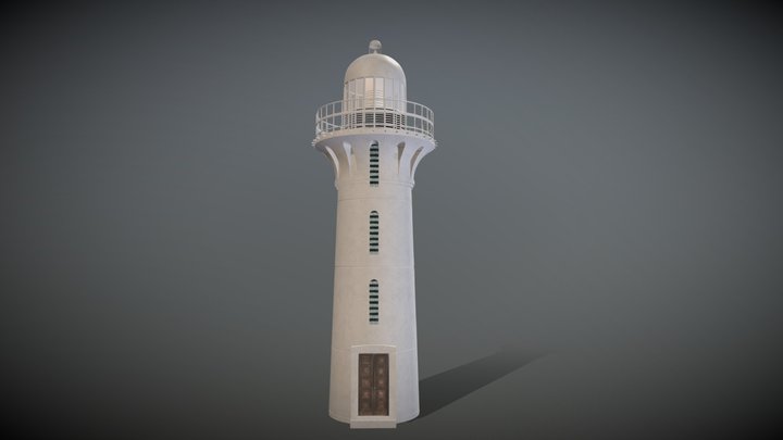 Tuas Lighthouse 3D Model