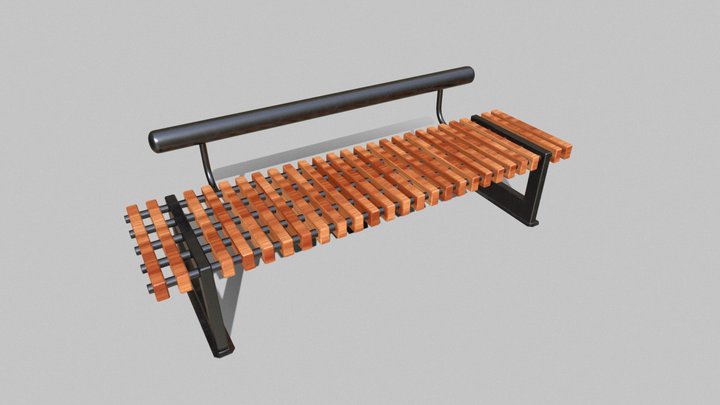Basic bench 3D Model