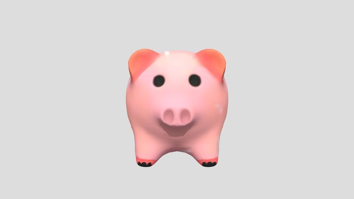 Pig With Crown - Download Free 3D model by BBonLLo (@BBonLLo