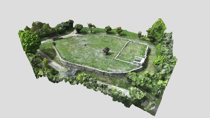 Prieuré Clunisien de Saint Coust (63) 3D Model