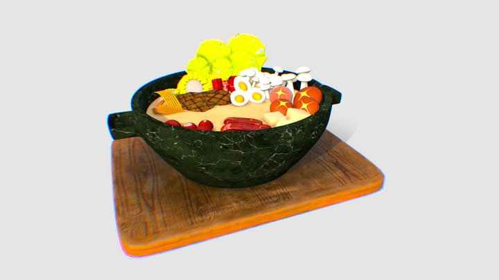 Ramen Soup 3D Model