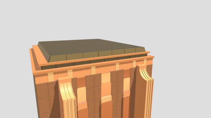 20th Century Fox 2009 Logo V1 Base 3D Model
