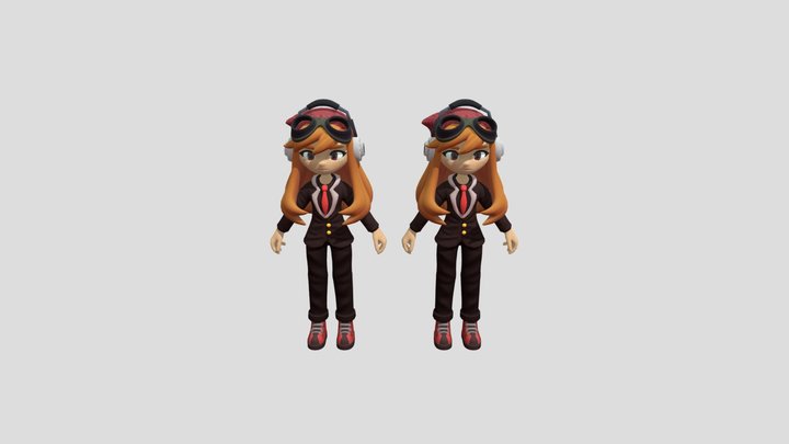 Meggy Spy SMG4 AnEyeArtist 3D Model