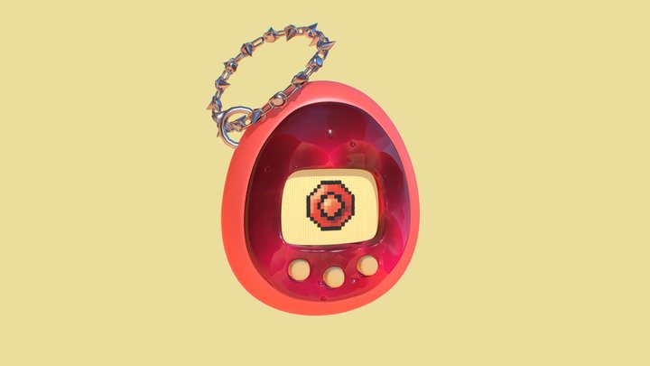 Digital pocket crystal 3D Model
