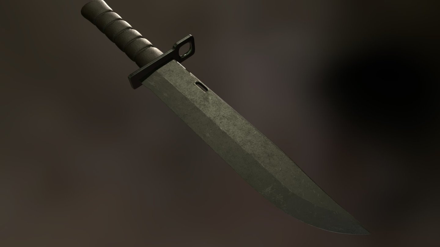 M9 Bayonet (knife) - 3D model by david-stingl (@davidst) [04a121e ...