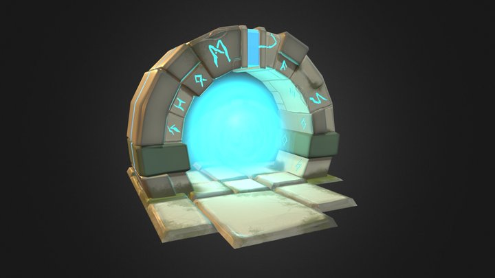 Dofus portal 3D Model