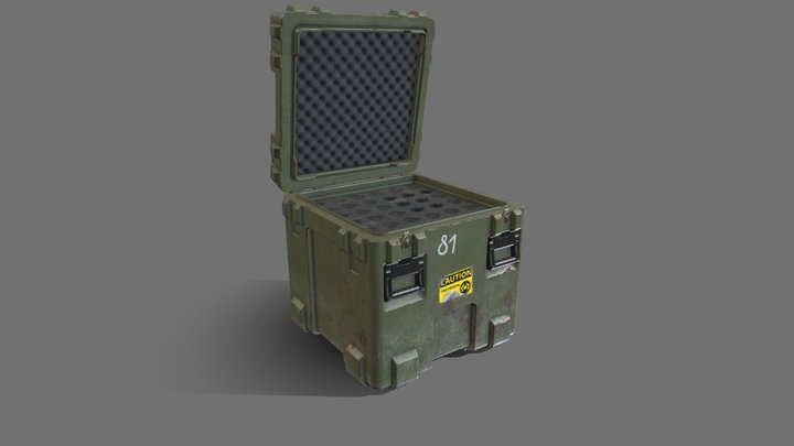 Military Case 3D Model