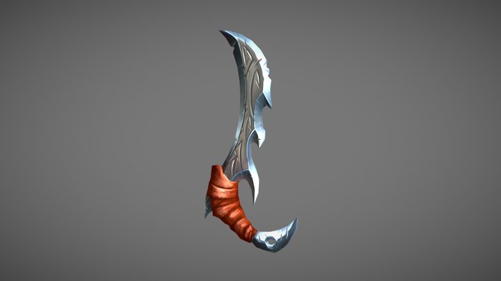 dagger - low poly 3D Model