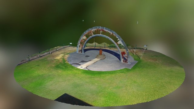 ANZAC Memorial -- Ocean Reef Marina 3D Model