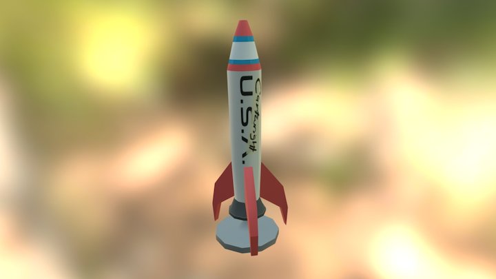 Rocket CORRECT 101916 3D Model