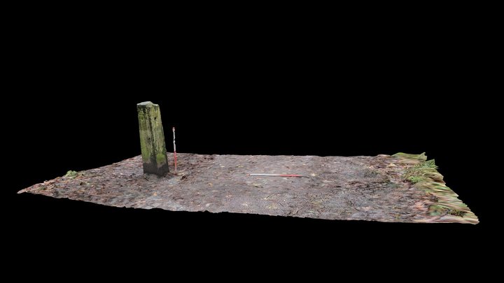 Gate Posts in Graves Park 3 3D Model
