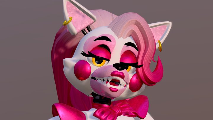 Glamrock Mangle(UPDATED) 3D Model