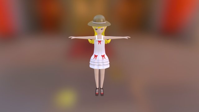 Oshino Shinobu 3D Model