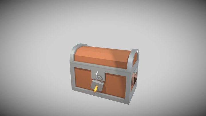 Treasure Chest 3D Model