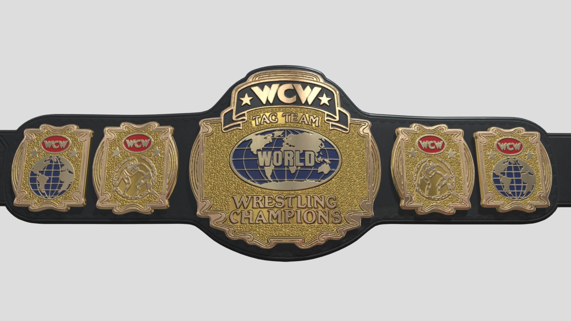 WCW World Tag Team Wrestling Championship Title Belt