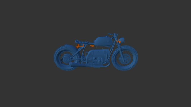 LIDAR Motorcycle System 3D Model