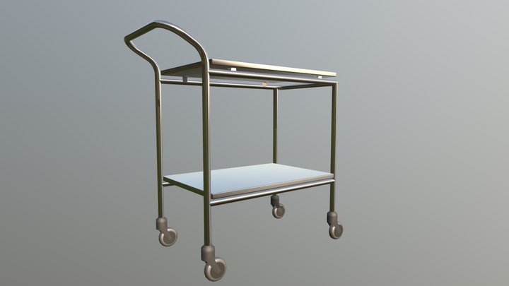 Serveringsvagn 3D Model
