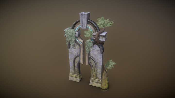 tutorial example model：gate 3D Model