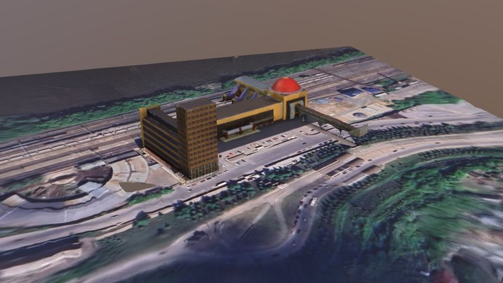 Ж/Д Вокзал Уфа | Ufa Train Station 3D Model