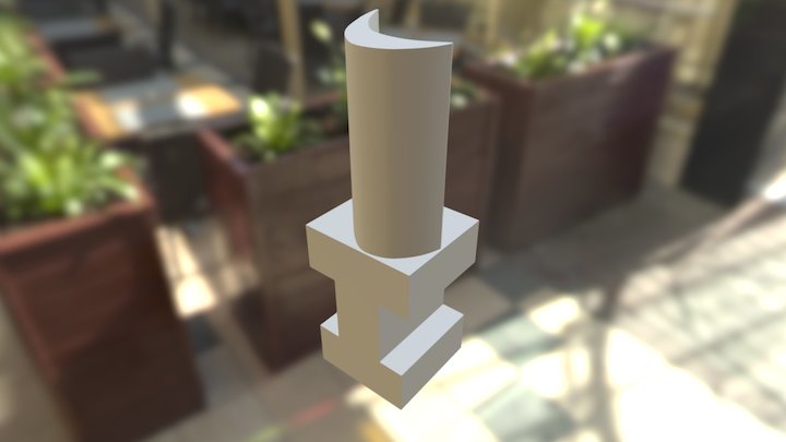 Steam turbine rotor blade 3D Model