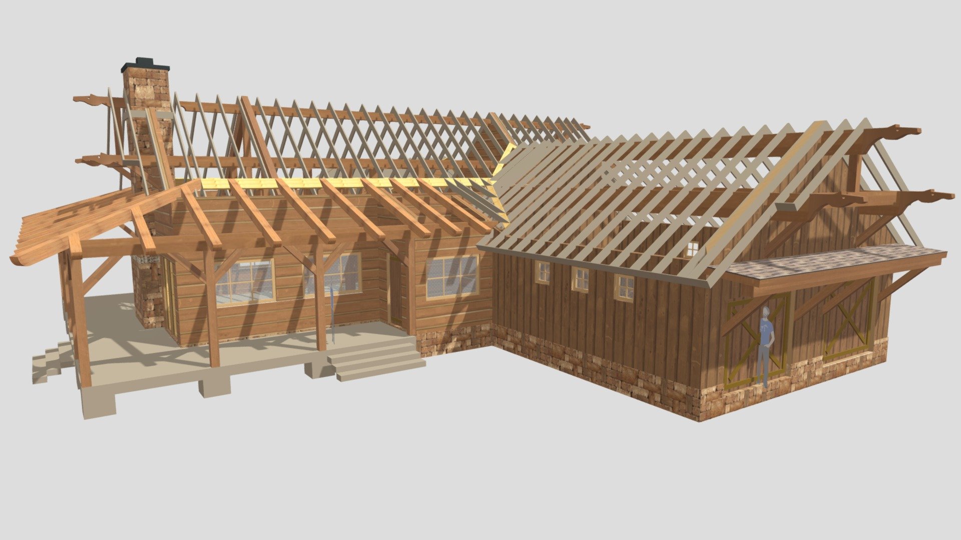 House for Onno v.2 without roof covering