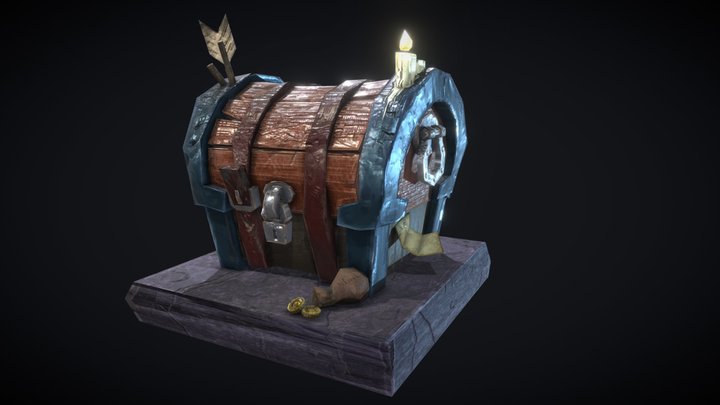 Mysterious Chest 3D Model